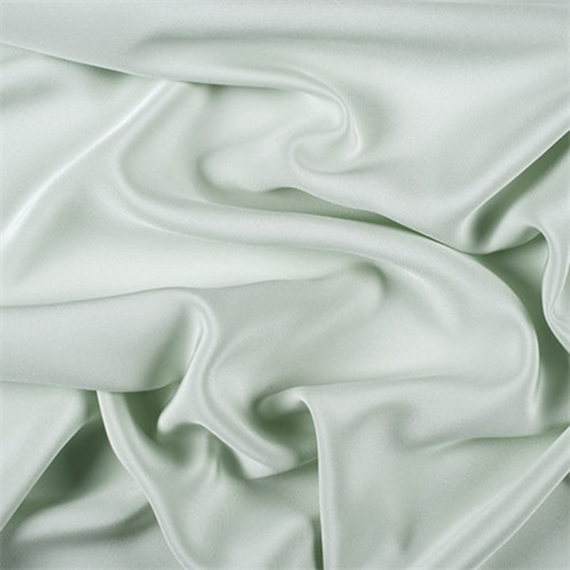 Runway Silks Pale Mint 4 Ply Silk Crepe Fabric – Reorderable