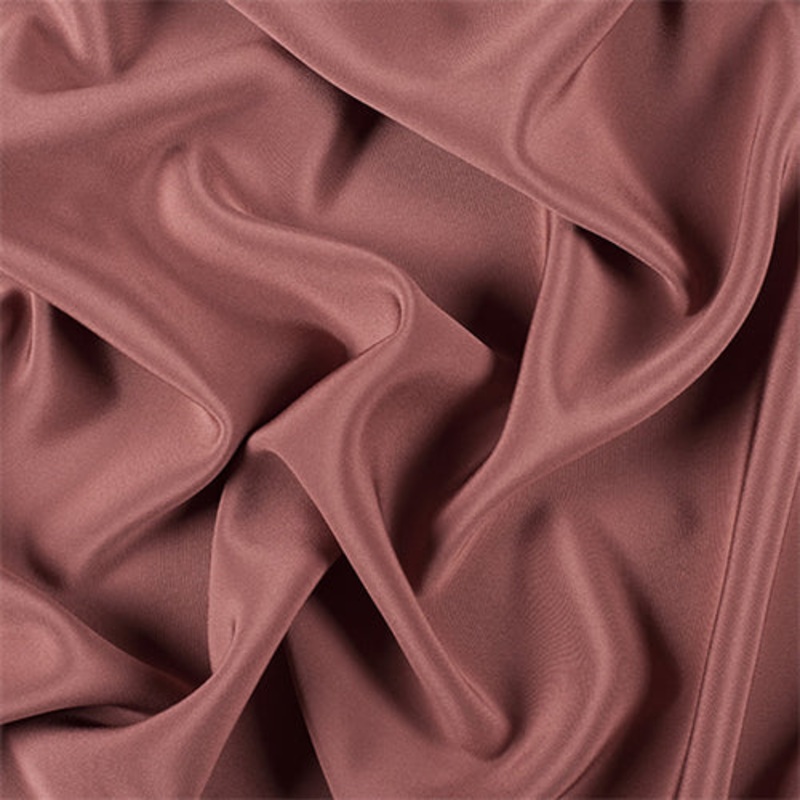 Runway Silks Rust 4 Ply Silk Crepe Fabric – Reorderable