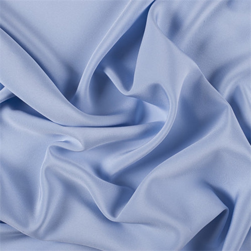 Runway Silks Steel Blue 4 Ply Silk Crepe Fabric – Reorderable