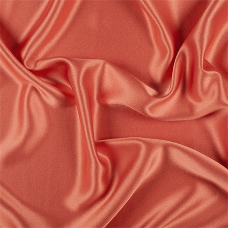 Runway Silks Tangerine Silk Crepe Back Satin Fabric – Reorderable
