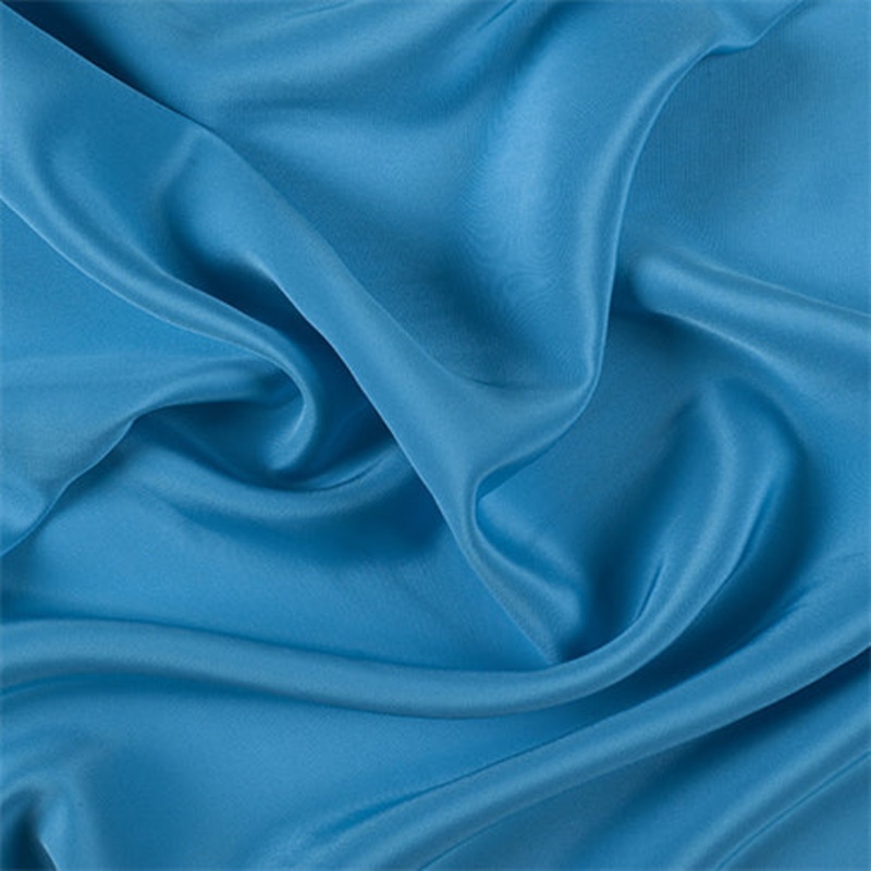 Runway Silks Turquoise 4 Ply Silk Crepe Fabric – Reorderable