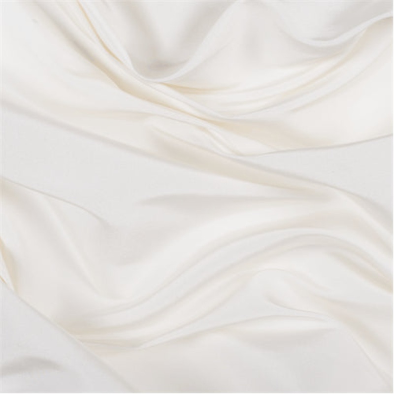 Runway Silks White Silk Faille Fabric – Reorderable