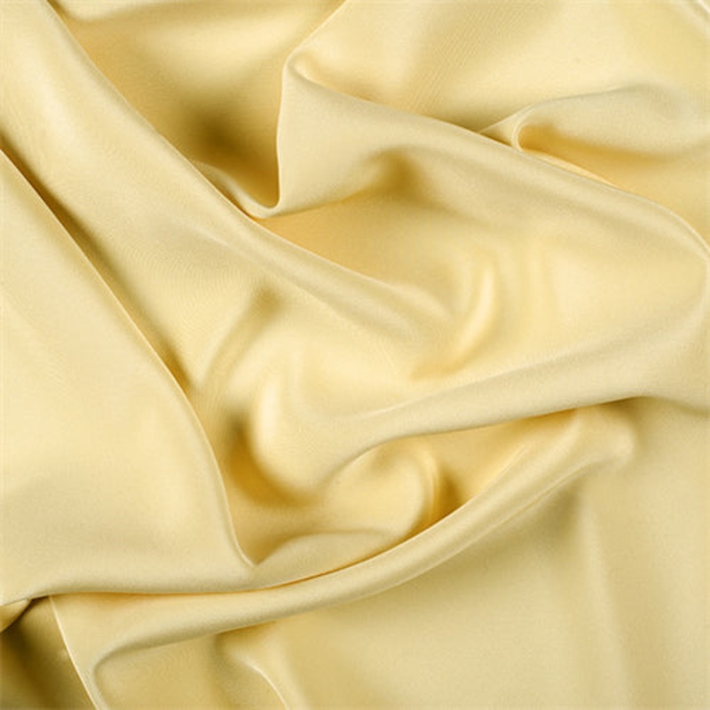 Runway Silks Yellow 4 Ply Silk Crepe Fabric – Reorderable