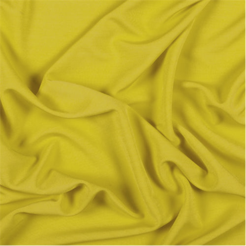 Runway Silks Yellow Matte Jersey Fabric – Reorderable