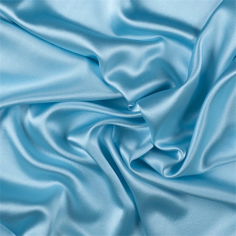 Runway Silks Aqua Silk Crepe Back Satin Fabric – Reorderable