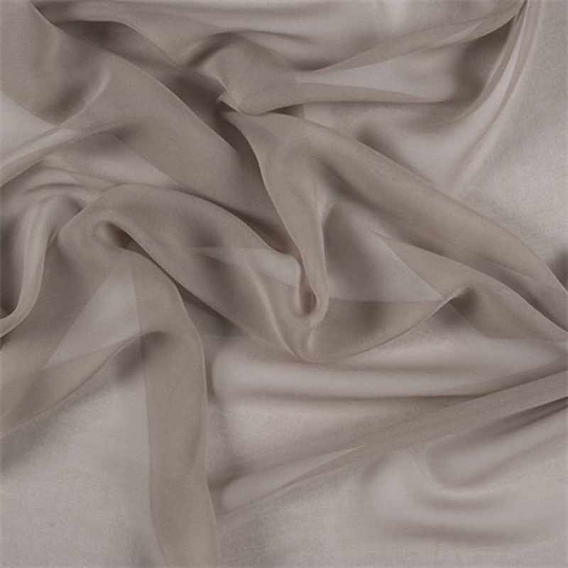 Runway Silks Bronze Wide Silk Chiffon Fabric – Reorderable
