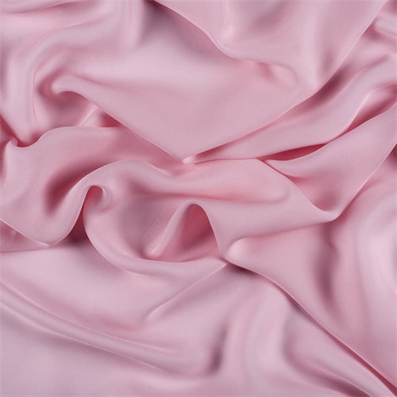 Runway Silks Bubble Gum Silk Double Georgette Fabric – Reorderable