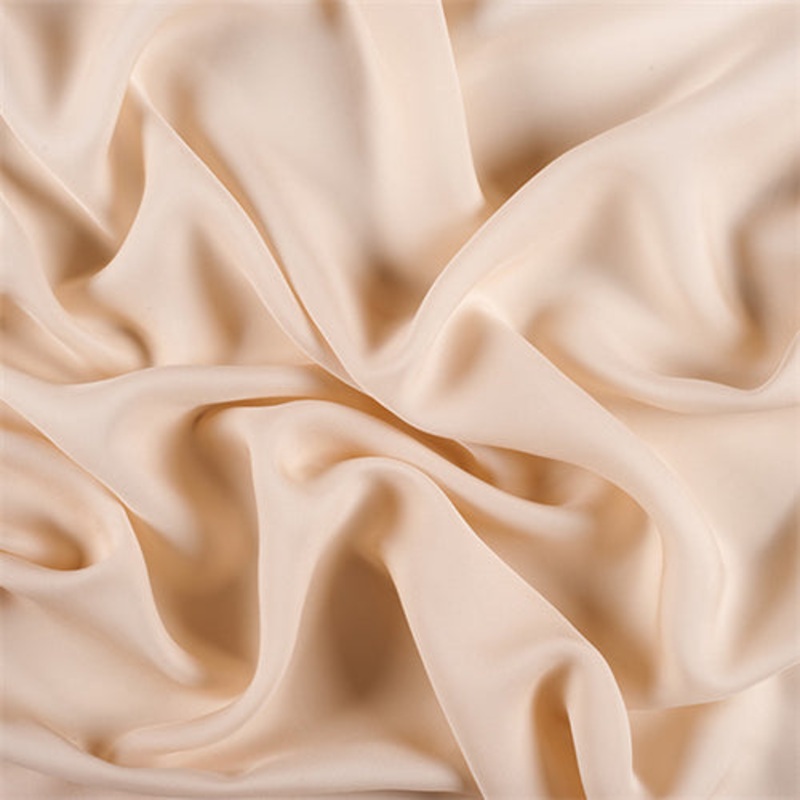 Runway Silks Champagne Silk Double Georgette Fabric – Reorderable