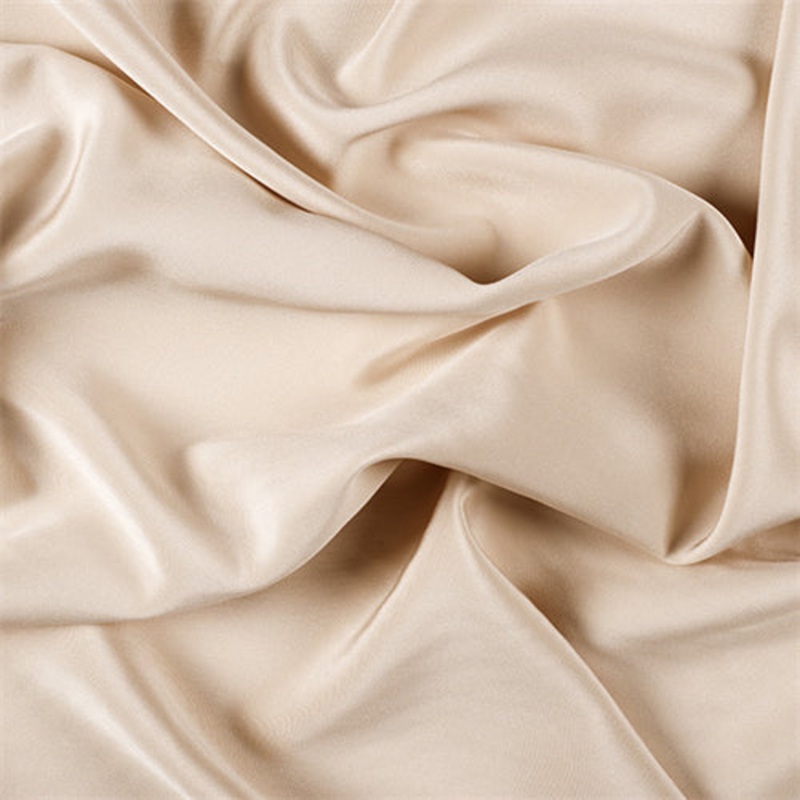 Runway Silks Pale Peach 4 Ply Silk Crepe Fabric – Reorderable