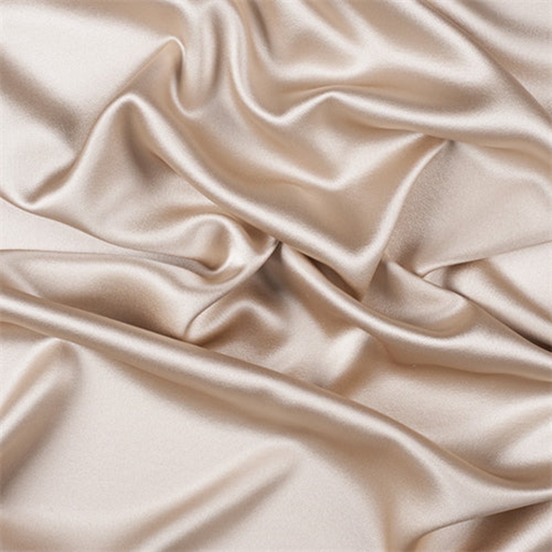 Runway Silks Pale Peach Silk Crepe Back Satin Fabric – Reorderable