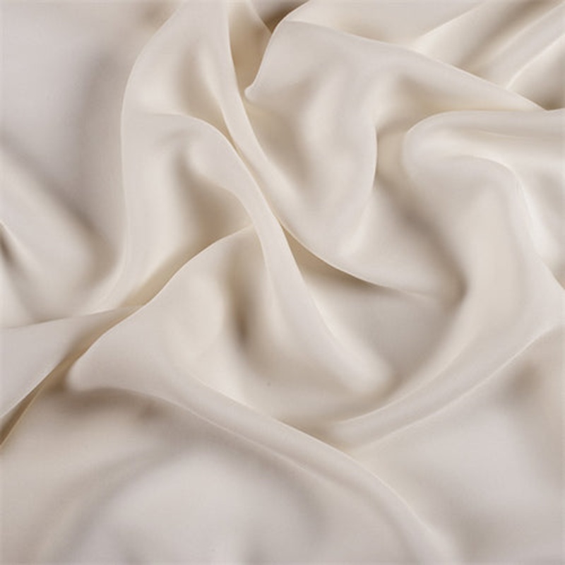 Runway Silks Pale Yellow Silk Double Georgette Fabric – Reorderable