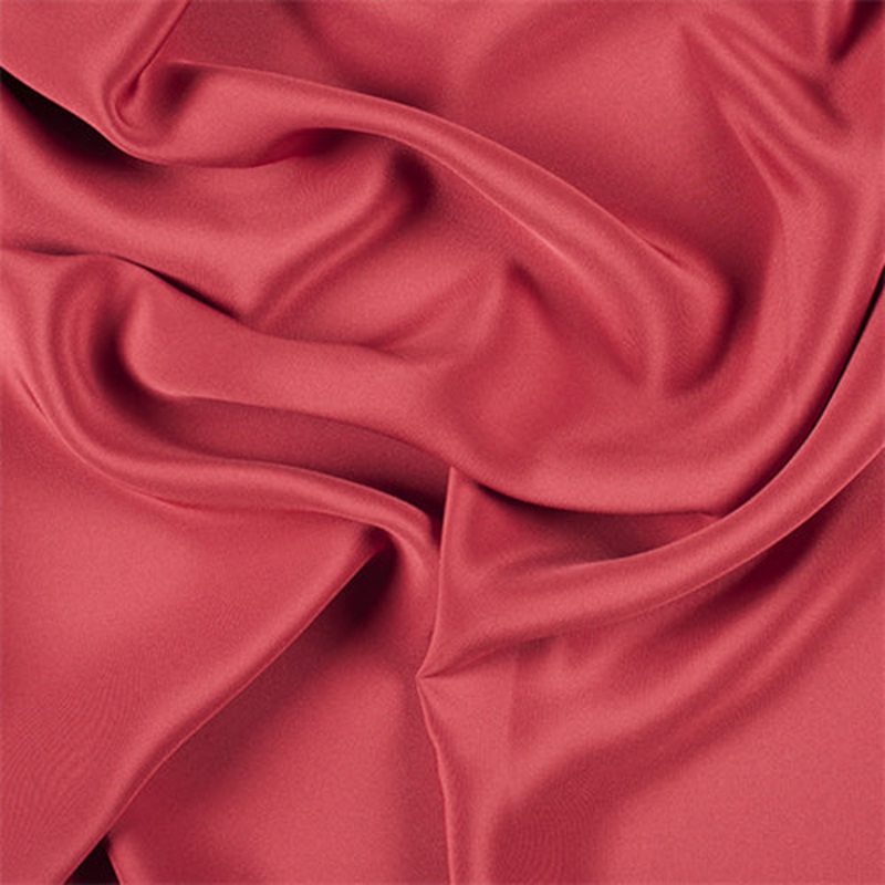 Runway Silks Red 4 Ply Silk Crepe Fabric – Reorderable