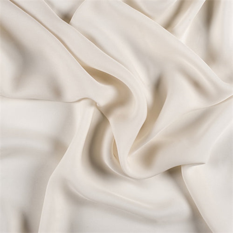 Runway Silks Soft Yellow Silk Double Georgette Fabric – Reorderable