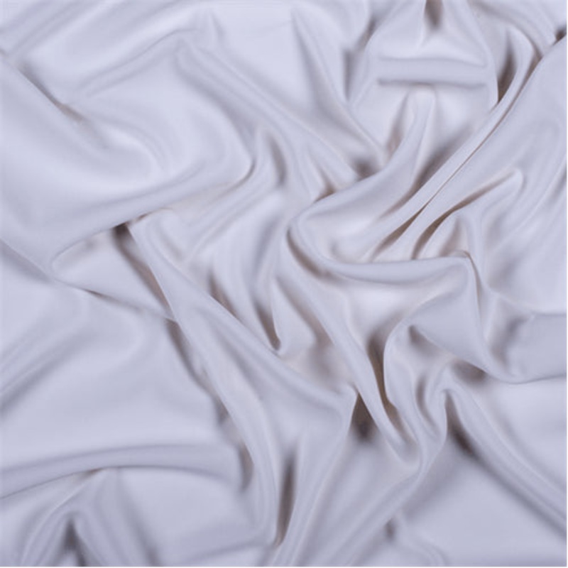 Runway Silks White Matte Jersey Fabric – Reorderable