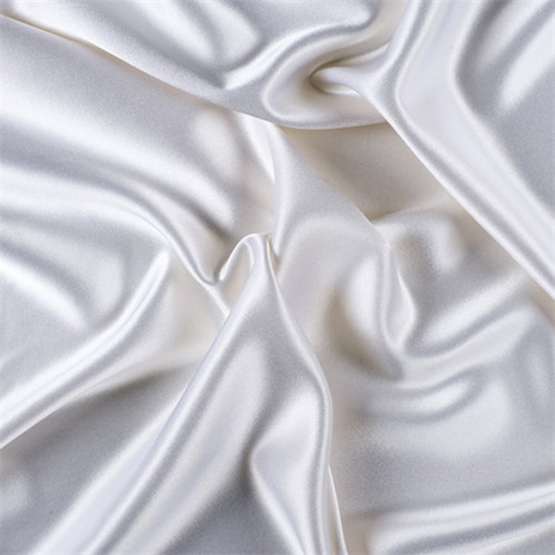 Runway Silks White Silk Crepe Back Satin Fabric – Reorderable