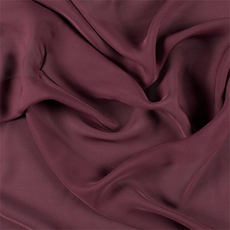 Runway Silks Wine Silk Double Georgette Fabric – Reorderable