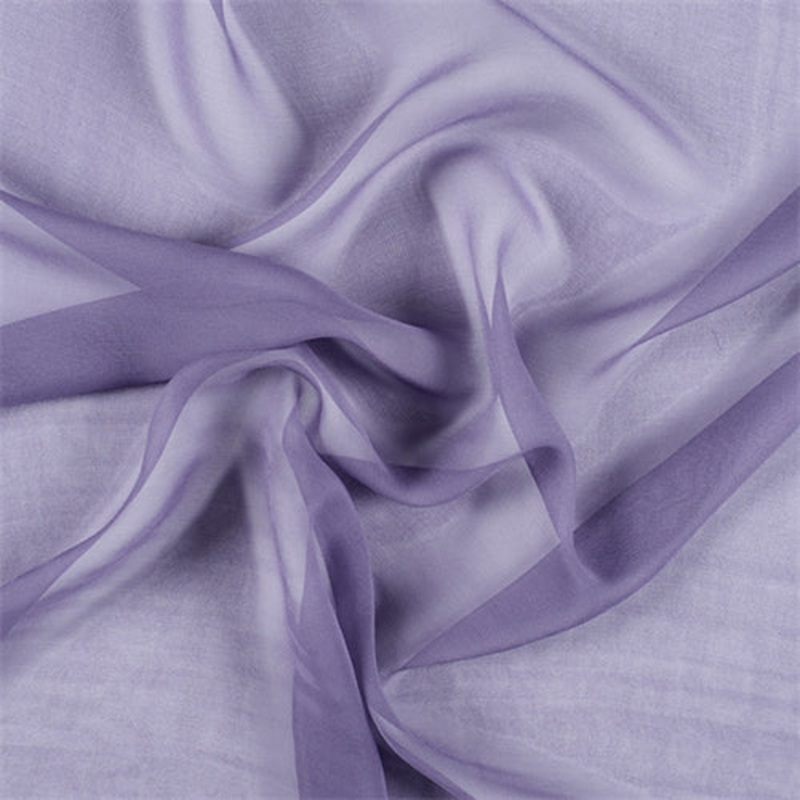 Runway Silks Amethyst Silk Chiffon Fabric – Reorderable