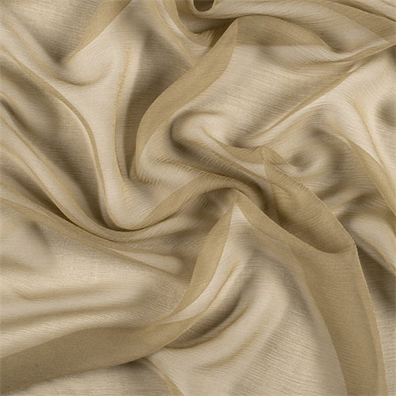 Runway Silks Avocado Crinkled Silk Chiffon Fabric – Reorderable
