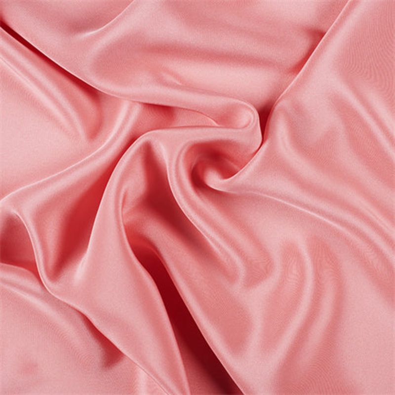 Runway Silks Coral Orange 4 Ply Silk Crepe Fabric – Reorderable