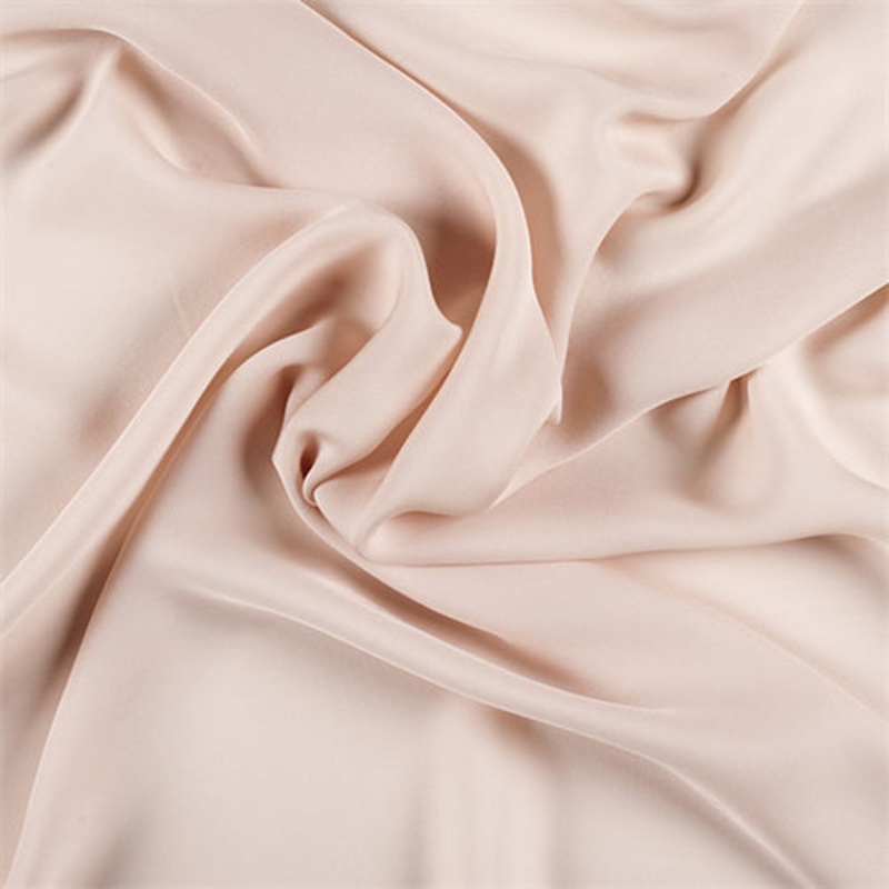 Runway Silks Pale Peach Silk Double Georgette Fabric – Reorderable