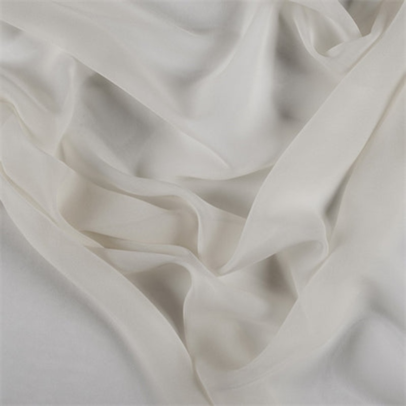 Runway Silks Pale Yellow Wide Silk Chiffon Fabric – Reorderable