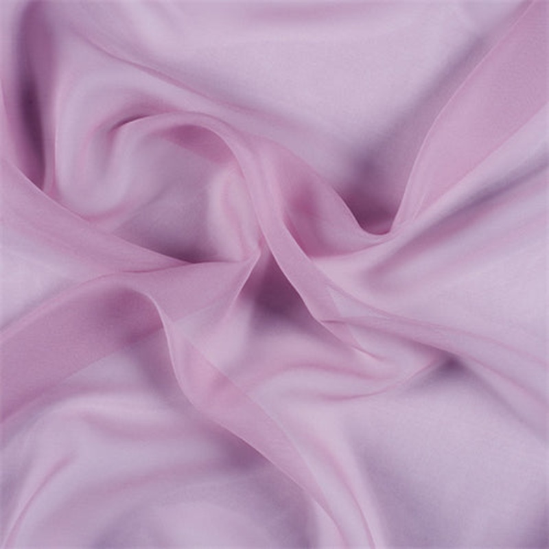 Runway Silks Rose Pink Wide Silk Chiffon Fabric – Reorderable
