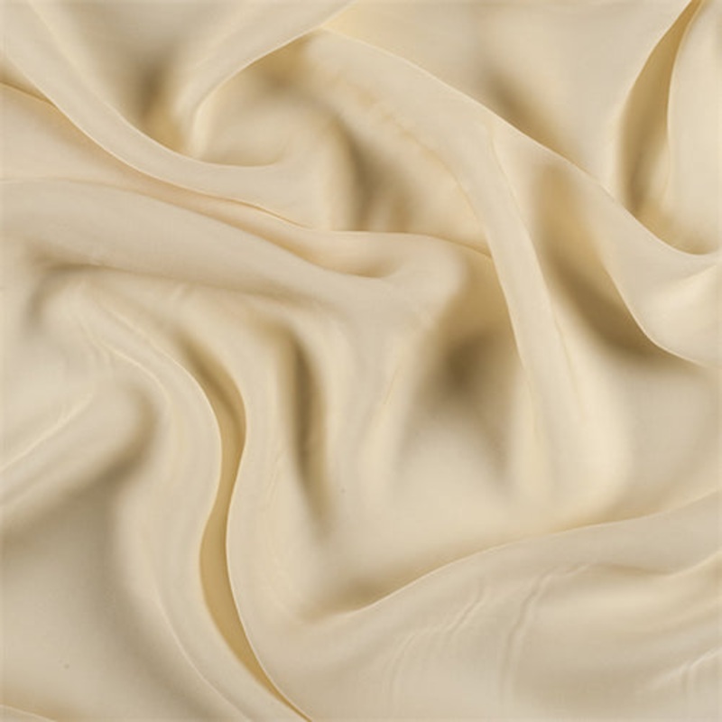 Runway Silks Yellow Silk Double Georgette Fabric – Reorderable