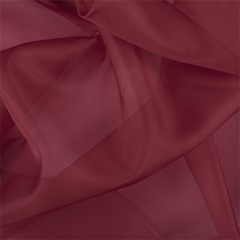 Runway Silks Antique Red Silk Organza Fabric – Reorderable
