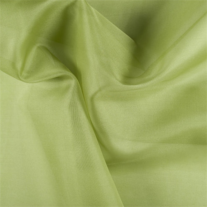 Runway Silks Apple Green Silk Organza Fabric – Reorderable