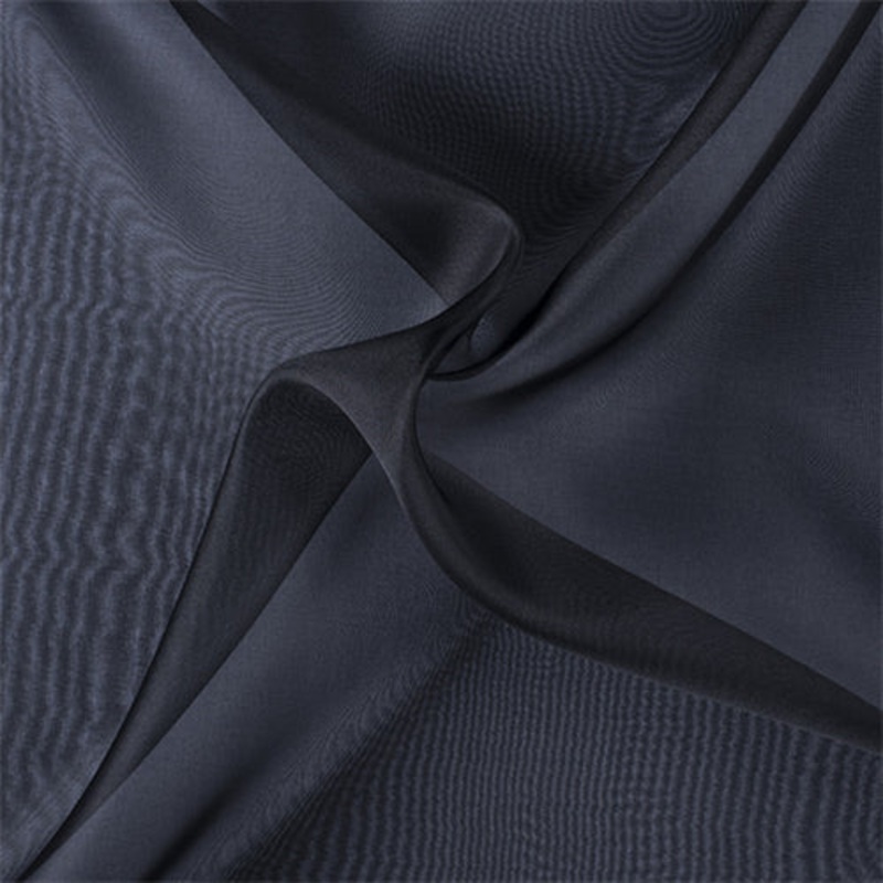 Runway Silks Black Silk Organza Fabric – Reorderable