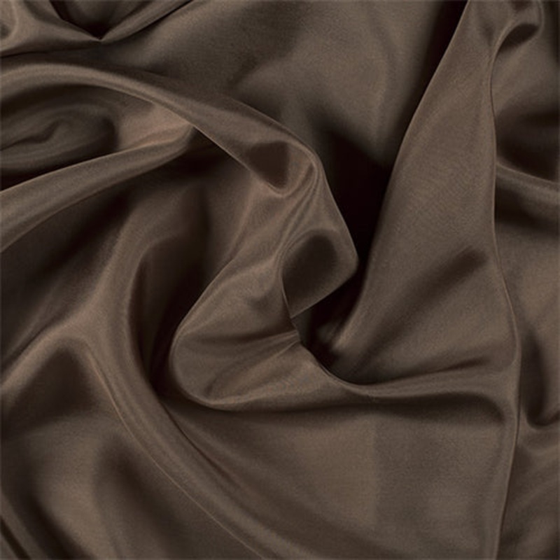 Runway Silks Brown Silk Habotai Fabric – Reorderable