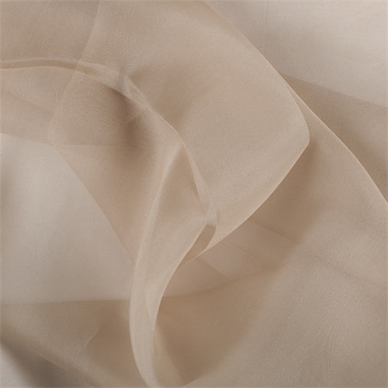 Runway Silks Camel Silk Organza Fabric – Reorderable