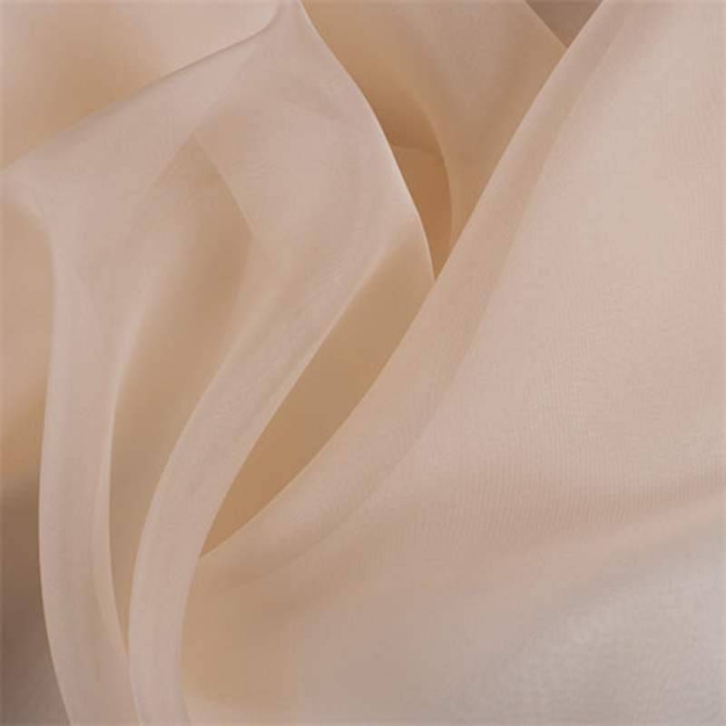 Runway Silks Champagne Silk Organza Fabric – Reorderable