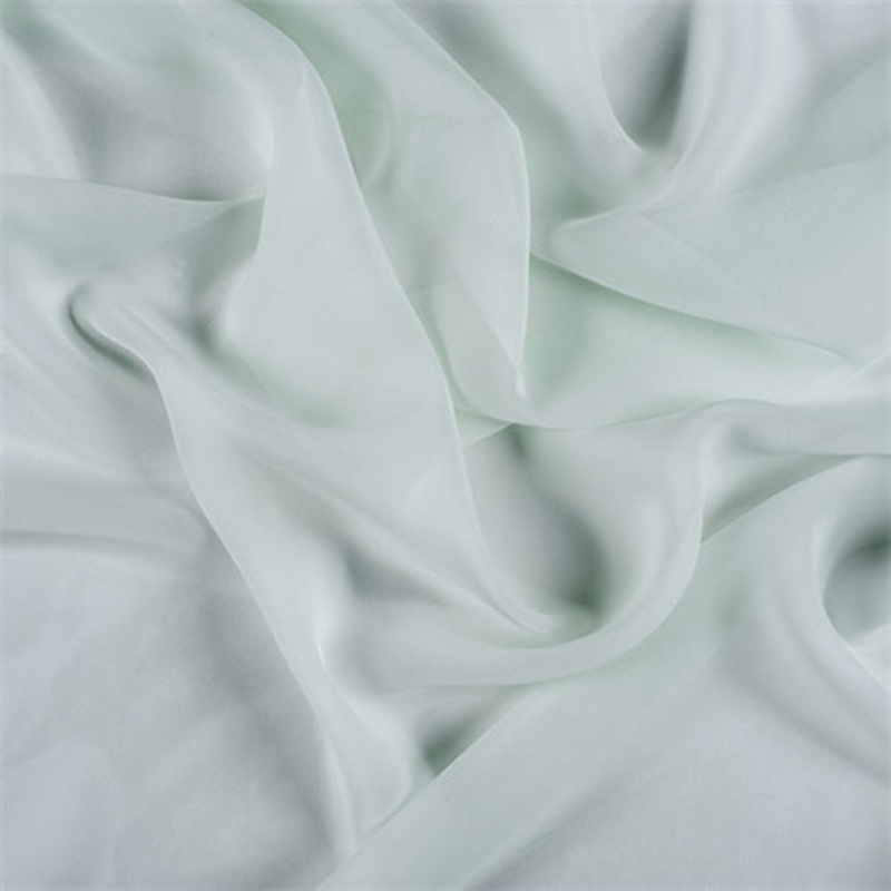 Runway Silks Pale Mint Silk Chiffon Fabric – Reorderable
