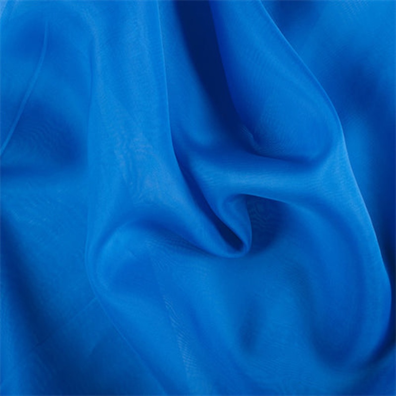 Runway Silks Sapphire Silk Organza Fabric – Reorderable