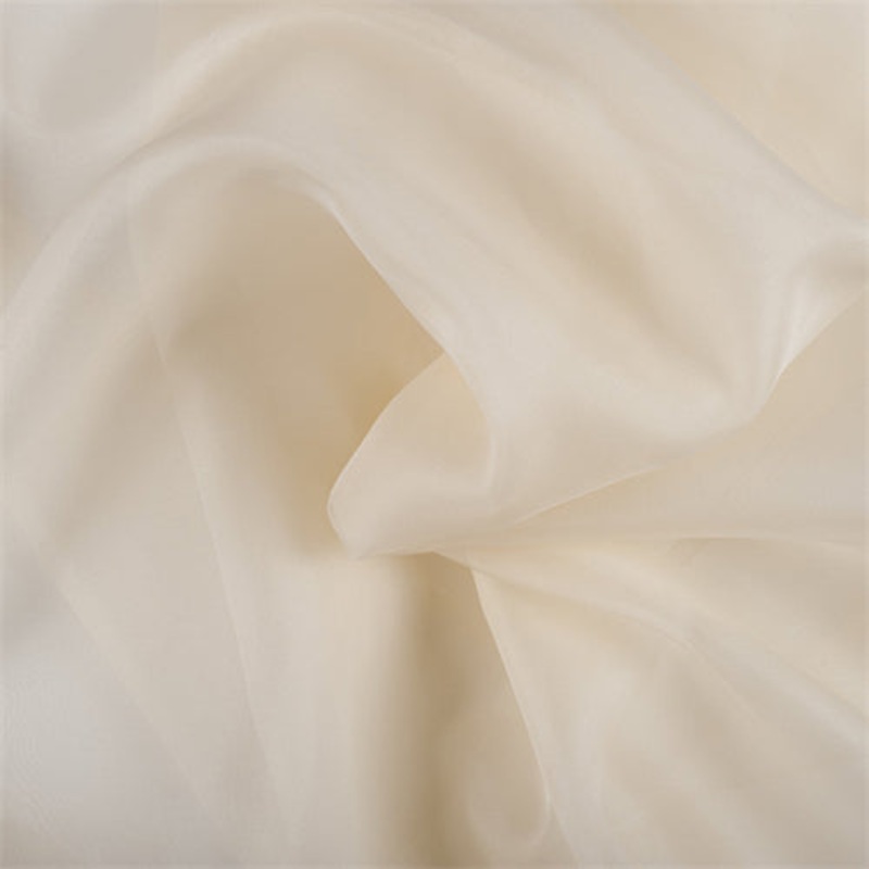Runway Silks Soft Yellow Silk Organza Fabric – Reorderable