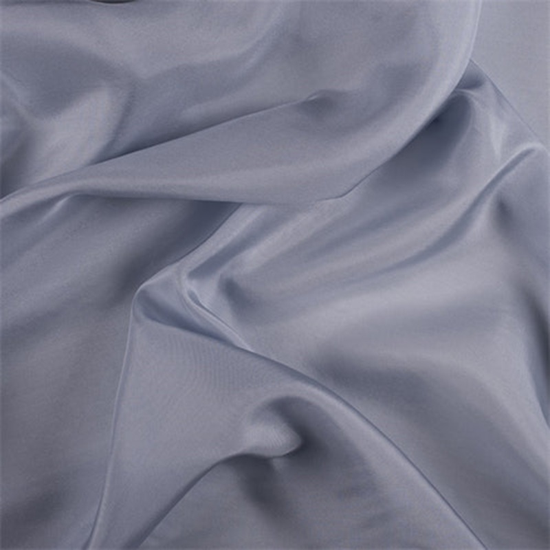 Runway Silks Steel Blue Silk Habotai Fabric – Reorderable