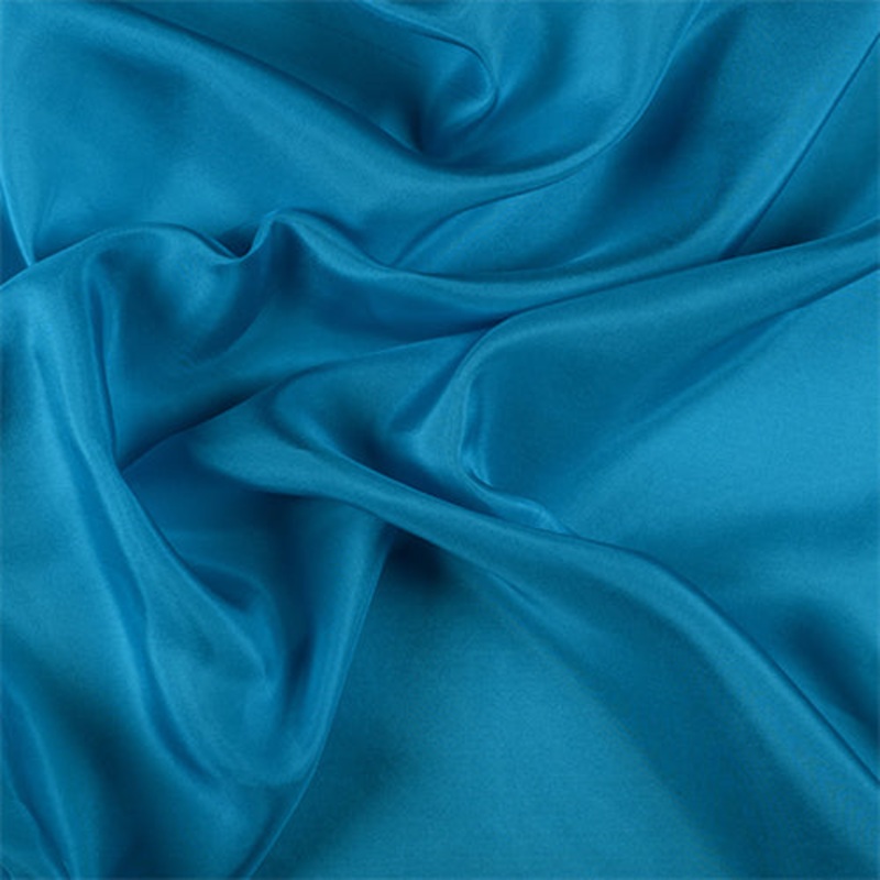 Runway Silks Turquoise Silk Habotai Fabric – Reorderable