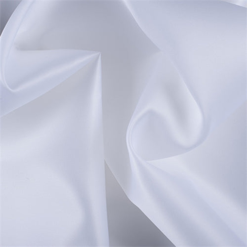 Runway Silks White Silk Satin Organza Fabric – Reorderable
