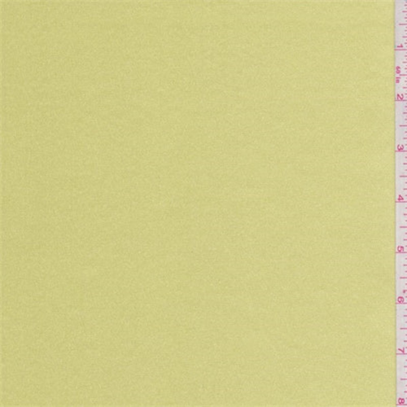 1 1/4 YD PC-Daffodil Yellow Polyester Satin Fabric