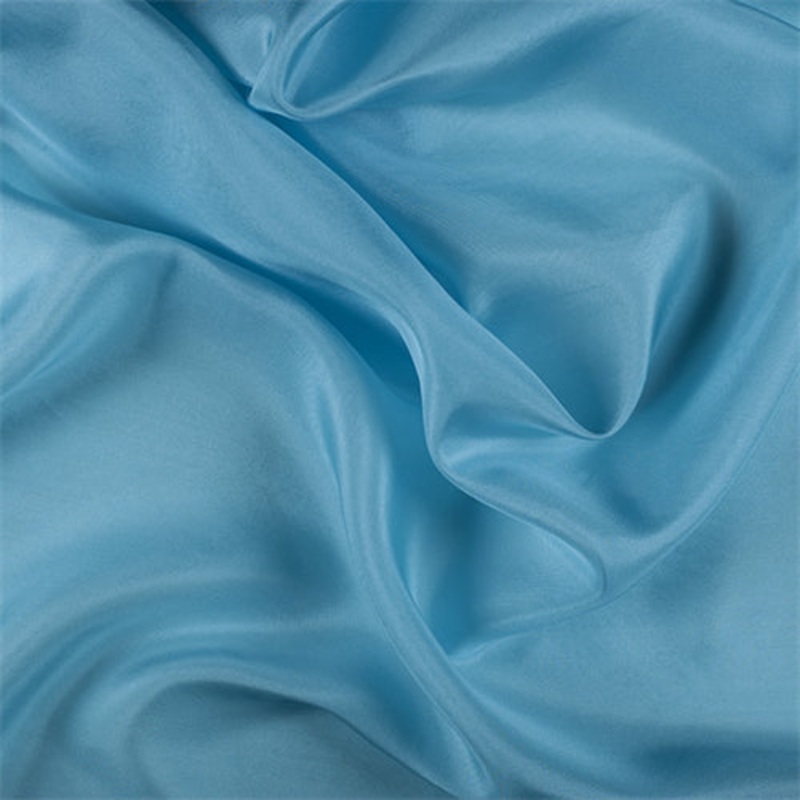 Runway Silks Aqua Silk Habotai Fabric – Reorderable