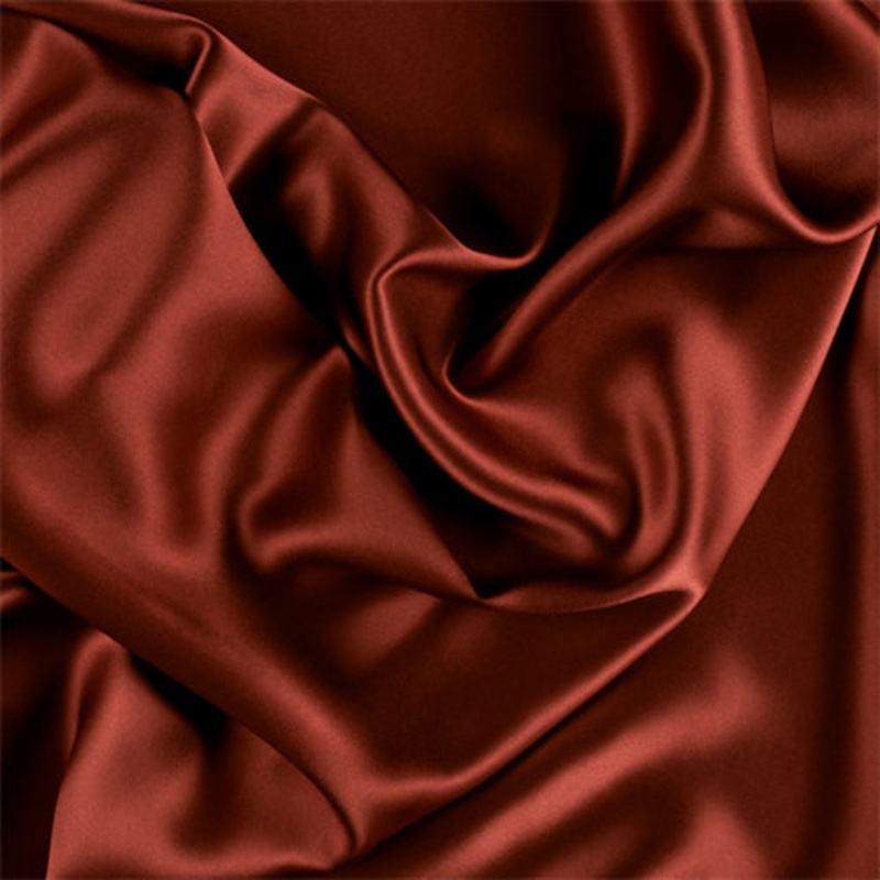 Runway Silks Copper Stretch Silk Charmeuse Fabric – Reorderable