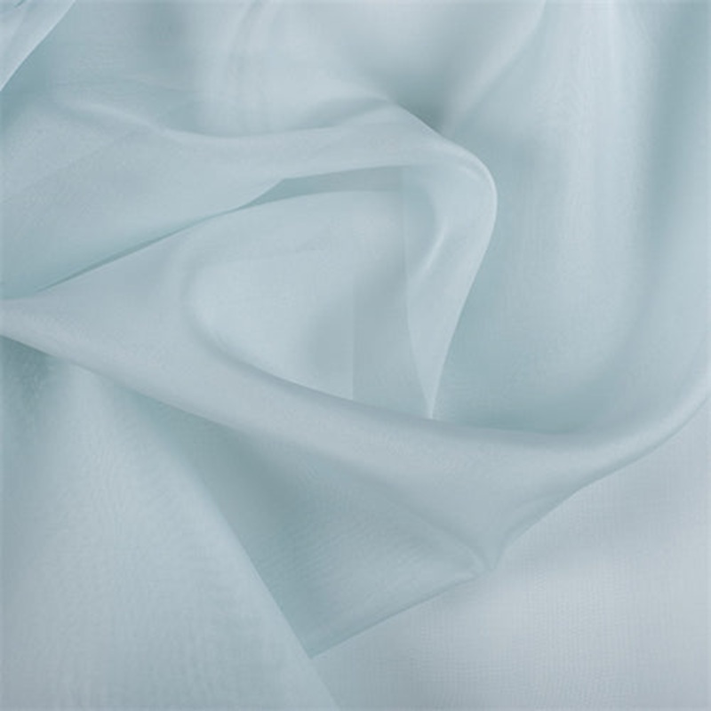 Runway Silks Pale Blue Silk Organza Fabric – Reorderable