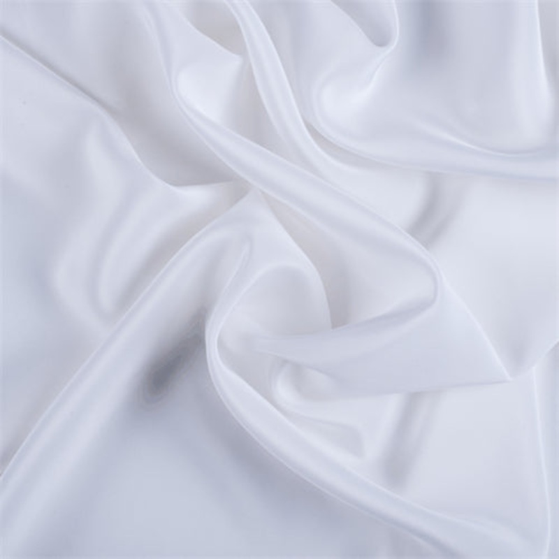 Runway Silks White Silk Crepe de Chine Fabric – Reorderable