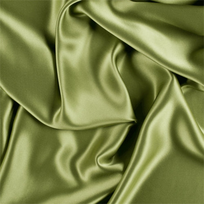 Runway Silks Apple Green Stretch Silk Charmeuse Fabric – Reorderable