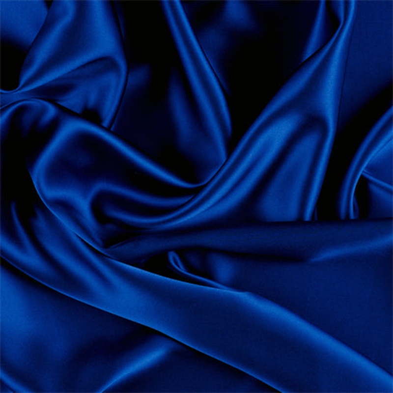 Runway Silks Blue Stretch Silk Charmeuse Fabric – Reorderable