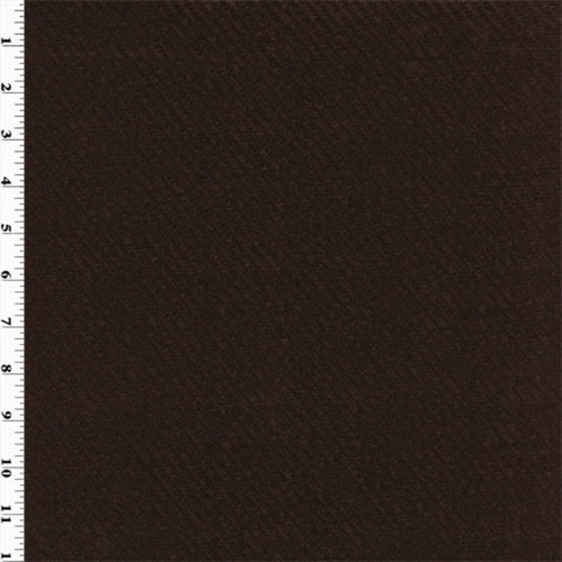 1 1/2 YD PC-Twill Texture Vinyl – Dark Chocolate Brown Fabric