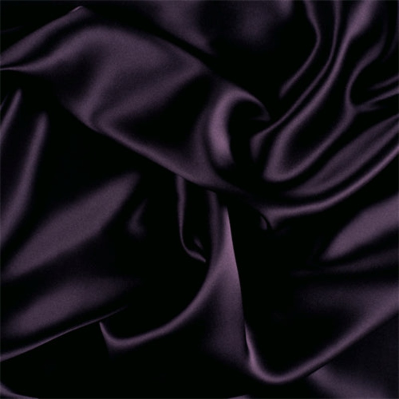 Runway Silks Aubergine Silk Charmeuse Fabric – Reorderable
