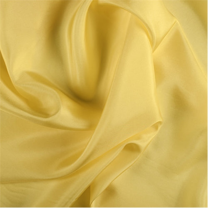 Runway Silks Bright Yellow Silk Crepe de Chine Fabric – Reorderable