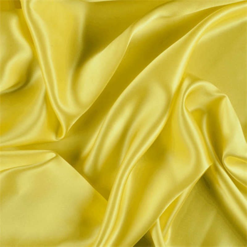 Runway Silks Bright Yellow Stretch Silk Charmeuse Fabric – Reorderable